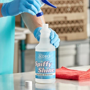 Noble 1 qt. / 32 oz. Spiffy Shine Ready-to-Use Metal Polish - 12/Case