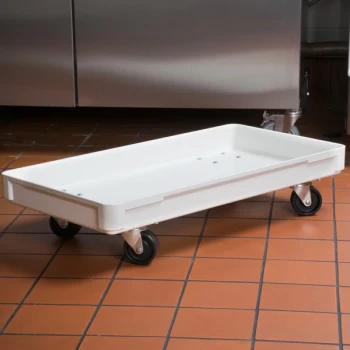 MFG Tray 805148-5269 16" x 30" White Fiberglass Dough Proofing Box Dolly