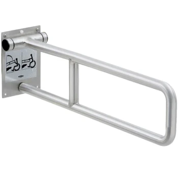 Bobrick B-4998 29" Stainless Steel Swing-Up Grab Bar