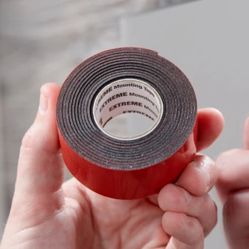 3M Scotch™ 1" x 60" Black Extremely Strong Indoor / Outdoor Mounting Tape 414H