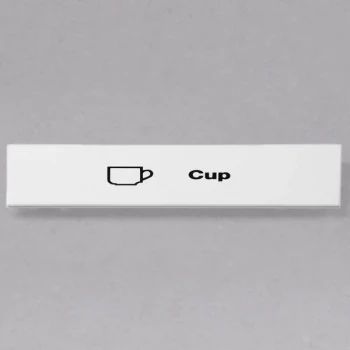 Cambro CECCP6000 Camrack Cup Extender ID Clip - 6/Pack