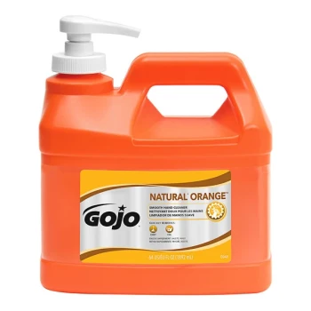 GOJO® 0948-04 1/2 Gallon Natural Orange Smooth Hand Cleaner - 4/Case