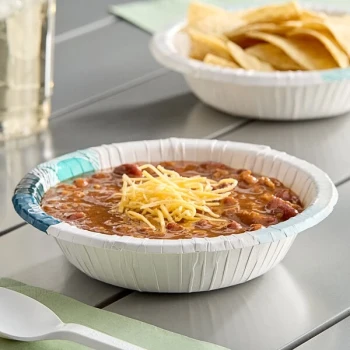 Choice 12 oz. Lifestyle Series Heavy Weight Paper Bowl - 500/Case