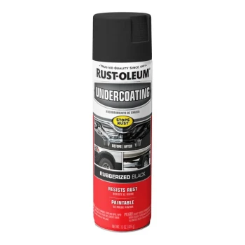 Rust-Oleum 15 oz. Black Automotive Rubberized Undercoating 248657 - 6/Case
