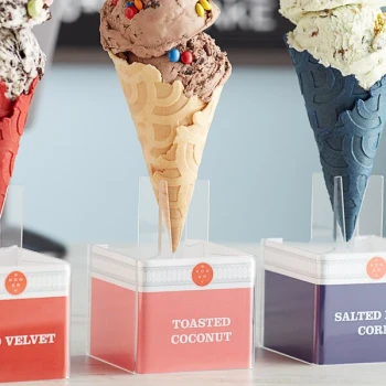 The Konery Toasted Coconut Waffle Cone Stand