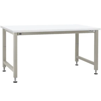 BenchPro Adams Series 36" x 60" Formica Laminate Top Adjustable Hydraulic Workbench with Gray Frame AEFES3660