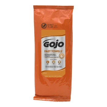 GOJO® 6285-06 Fast Towels Hand Cleaning Wipes 60 Count Tool Box Pack - 6/Case