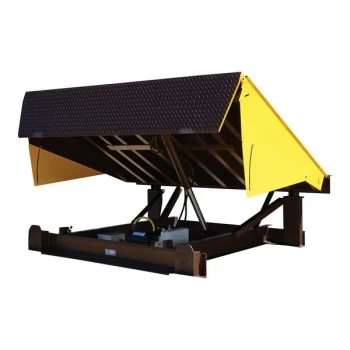 Vestil 7' x 6' Powered Hydraulic Steel Dock Leveler EH-76-20 - 20,000 lb. Capacity