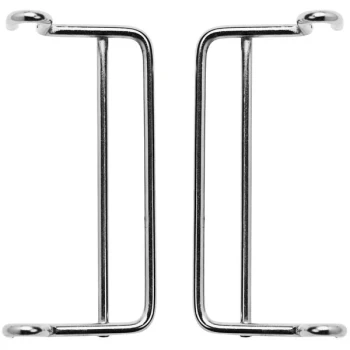 Quantum Side Stacking Ledges for 784QMB520C Wire Mesh Bin - 2/Set