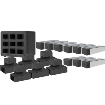 Luxor KBEP-9B6C9 KwikBoost EdgePower Heavy Use Desktop Charging Station System