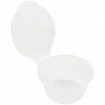 GET Eco-Takeouts 3 oz. Clear Customizable Sauce Container - 96/Case