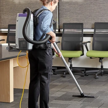 ProTeam 107343 Super Coach Pro 6 Qt. Backpack Vacuum with 106820 15" Sidewinder Carpet Kit - 120V