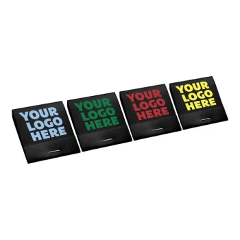 D.D. Bean & Sons Co 20LBLK-MU20R 20-Strike Customizable Matchbook Black Cover - Assorted Print - 2,500/Case