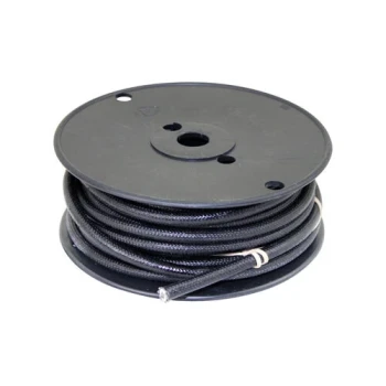 AllPoints 381328 High Temperature Wire; #16 Gauge; Stranded PTFE; Black; 50' Roll