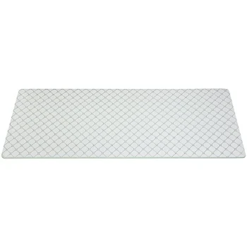 Rosseto Kalderon Zenit 31" x 12" Rectangular White Glass Wide Riser Shelf