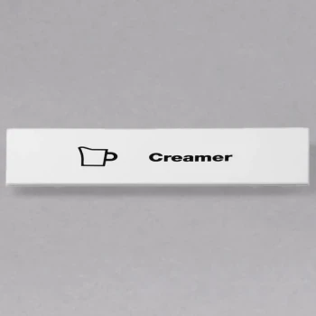 Cambro CECCR6000 Camrack Creamer Extender ID Clip - 6/Pack
