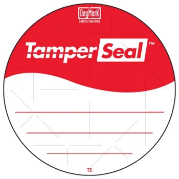 DayMark IT118674 TamperSeal 3" Hand-Writable Tamper-Evident Label - 500/Roll