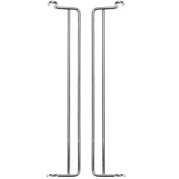 Quantum Side Stacking Ledges for 784QMB530C, 784QMB524C, and 784QMB535C Wire Mesh Bins - 2/Set
