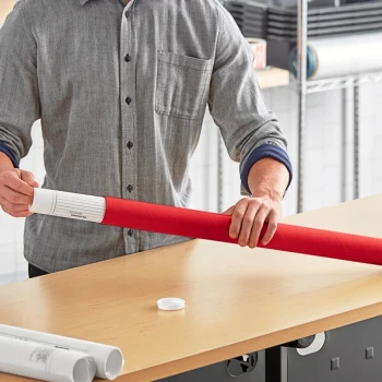 Lavex 3" x 18" Red Mailing Tube - 24/Case