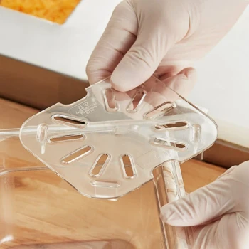 Choice 1/6 Size Clear Polycarbonate Drain Tray