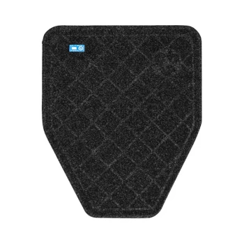 M+A Matting CleanShield 20 1/2" x 17 1/2" Charcoal Diamond Disposable Urinal Mat - 6/Case