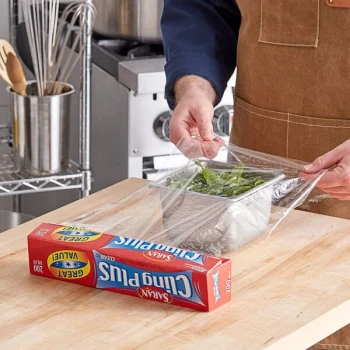 SC Johnson Saran™ 073681 Cling Plus 200 Sq. Ft. Plastic Wrap
