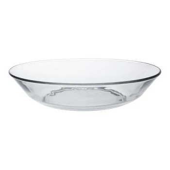 Duralex Lys 8 1/4" Clear Glass Soup Plate - 36/Case