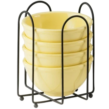 Cal-Mil 1237 Iron 6 1/2" Plate and Napkin Holder