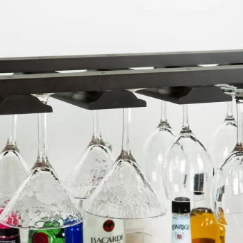American Metalcraft RG5341 14" x 35" Espresso Bar Glass Rack
