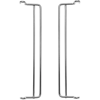 Quantum Side Stacking Ledges for 784QMB539C Wire Mesh Bin - 2/Set