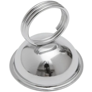 American Metalcraft MH243 2 1/2" Nickel-Plated Low Profile Card Holder