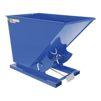 Vestil 1.5 Cubic Yard Heavy-Duty Self-Dumping Steel Forklift Hopper D-150-HD - 6,000 lb. Capacity
