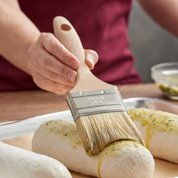 Ateco 60025 2 1/2"W Boar Bristle Pastry/Basting Brush