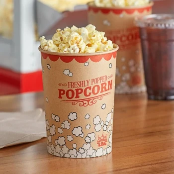 Carnival King Kraft 32 oz. Popcorn Cup - 500/Case