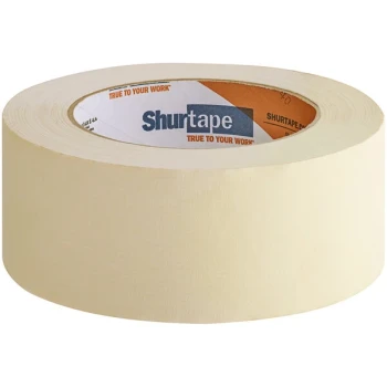 Shurtape CP 083 1.88" x 60 Yards Natural Utility Grade Masking Tape 101536 - 6/Pack