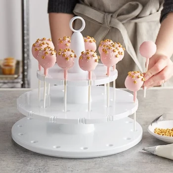 Fox Run 11 1/4" Cake Pop Decorating Stand - 24 Pop Capacity