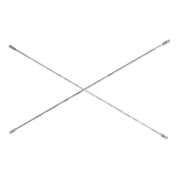 Metaltech SaferStack 7' x 4' Standard Galvanized Steel Scaffolding Cross Brace M-MC4884