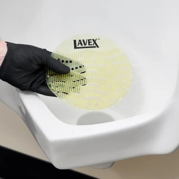 Lavex Citrus Scent EVA Deodorizing Gel Urinal Screen - 10/Case
