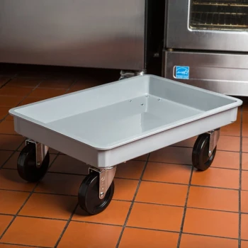 MFG Tray 87014851360973 18" x 26" Gray Fiberglass Dough Proofing Box Dolly
