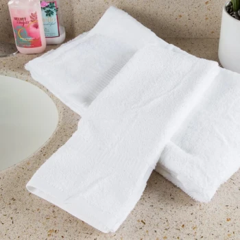 Oxford Belleeza 16" x 30" 100% Ringspun Cotton Hand Towel 4.5 lb. - 120/Case