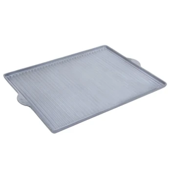 Bon Chef 2082P 15" x 19" Pewter-Glo Cast Aluminum Grill Pan