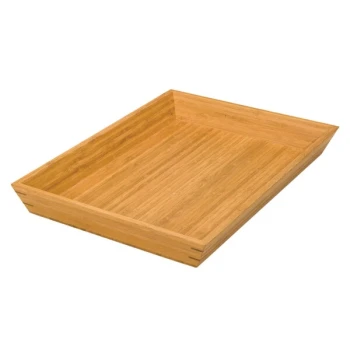 Delfin from Steelite International DFBK1812BA1 18" x 12" Rectangle Bamboo Basket