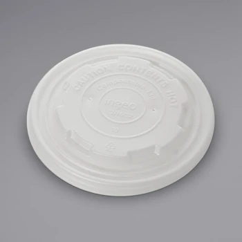 Fineline 42FCLPLA90 Conserveware CPLA Lid for 8 oz. Food Container - 1,000/Case