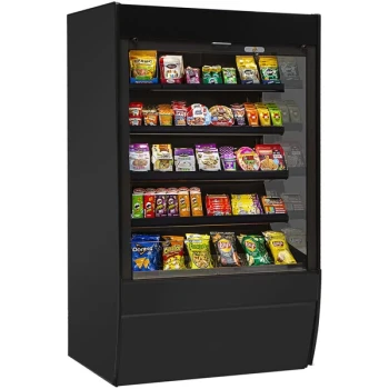 Federal Industries VNSS-7278S Vision Series 71 1/4" High Profile Non-Refrigerated Self-Serve Merchandiser with Four Shelves