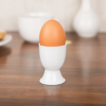 CAC EGC-3 White China Egg Cup 1.5 oz. - 48/Case