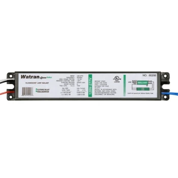Satco S6697 Professional Electronic Two Lamp T12 Instant Start Ballast, 120V