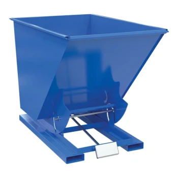 Vestil 1.5 Cubic Yard Light-Duty Self-Dumping Steel Forklift Hopper D-150-LD - 2,000 lb. Capacity