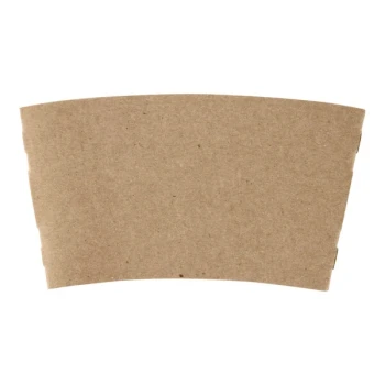 12-24 oz. Natural Kraft Customizable Coffee Cup Sleeve - 1,800/Case