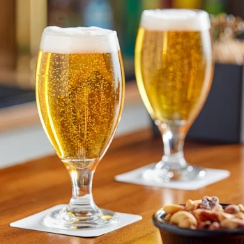 Libbey 3915 Teardrop 14.75 oz. Customizable Stemmed Pilsner Glass - 36/Case