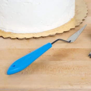 Ateco 1361 2 1/16" Blade Offset Baking / Icing Spatula with Plastic Handle